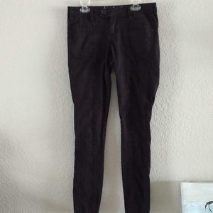 Spoon Jeans Low Rise Skinny Black Stretch Cargo Pants